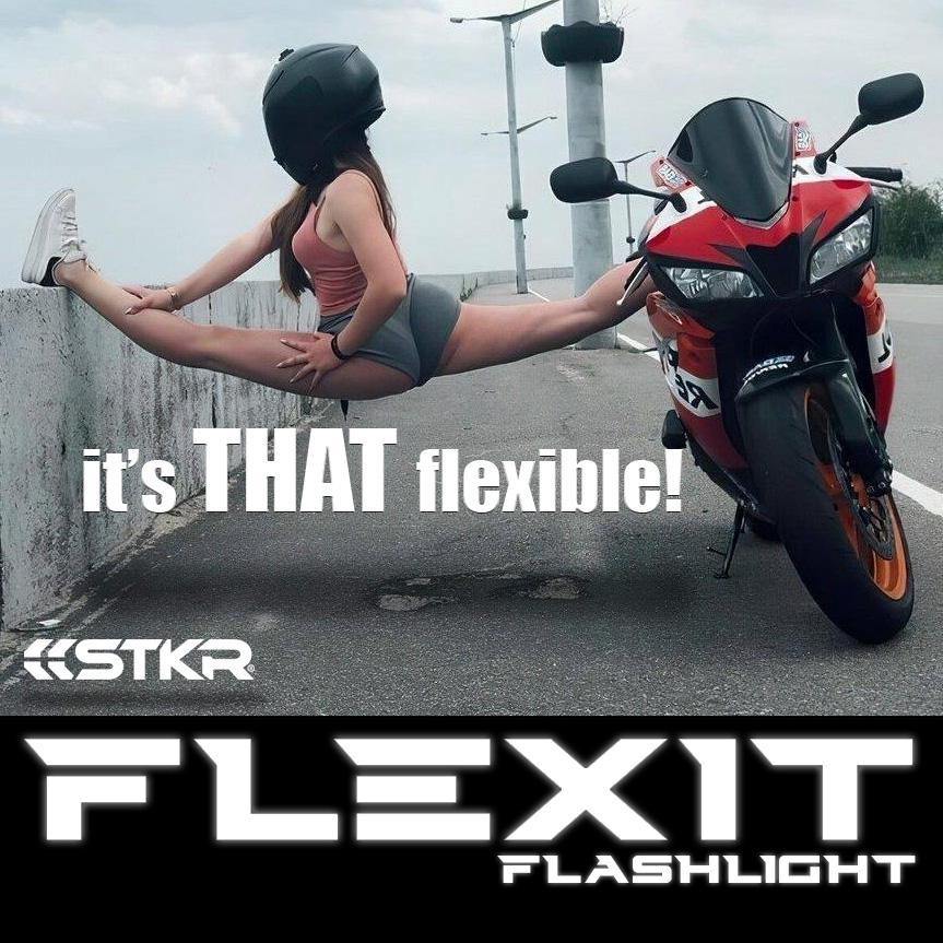 How flexible is the FLEXiT Flashlight?  ITS THAT FLEXIBLE! STKR Concepts