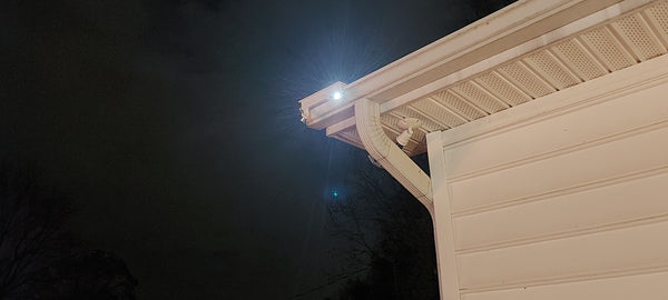 User Generated Content of the EZ Home Security Solar Gutter Spot Light