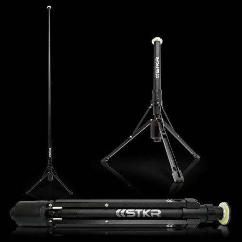 FLi-Pro Plus 10' Telescoping Area Light 3 poses on a white studio background