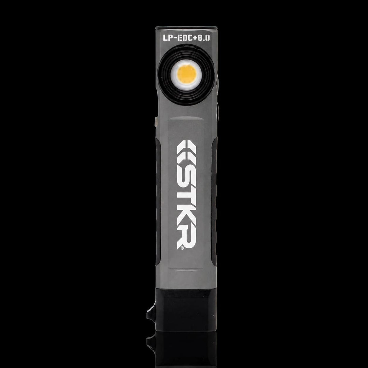LP-EDC+ 8.0 Low Profile Everyday Carry "Flat" Spot & Flood Flashlight front view on white