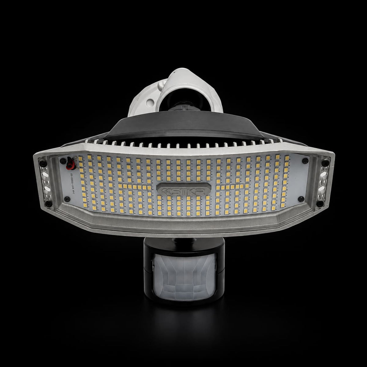 Outdoor Security Motion Flood light for your yard by STKR Concepts - front view