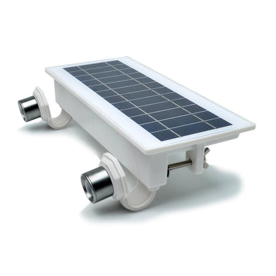 EZ Solar Home Security FLEXIT Spotlight - Gutter Mounted-Home Security Lighting-STKR Concepts